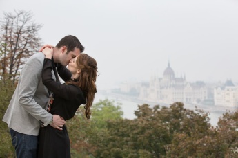 Verlobungfotografie am Parlament in Budapest