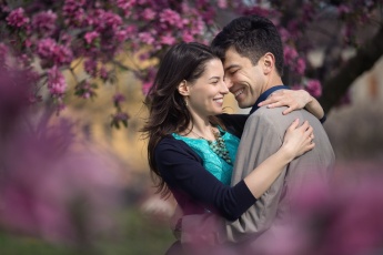Spring Engagement Session in Hungary, Europe