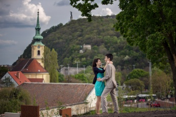International Engagement Session Photography in Budapest, Hungary