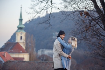 Winter Verlobungsshooting Budapest