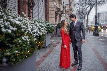 Christmas Engagement Session Photography