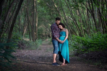 Couple pregnancy photography in Hungary