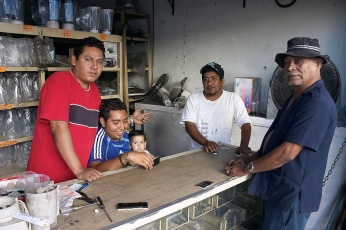 Acapulco People in a Shop