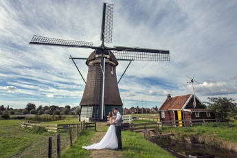 Windmill Wedding Photo