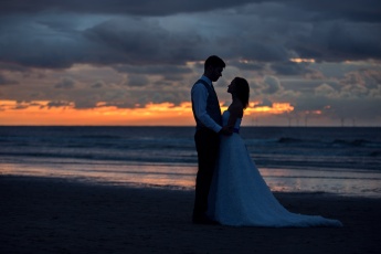 Hochzeitsfotografie beim Ozean