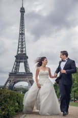 Eiffelturm Hochzeitsfotografie