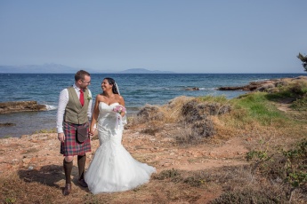 Shore Wedding in Greece