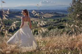 Braut in Italien