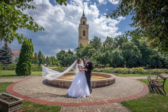 Hochzeitsfotografie in Ungarn, auf dem Land