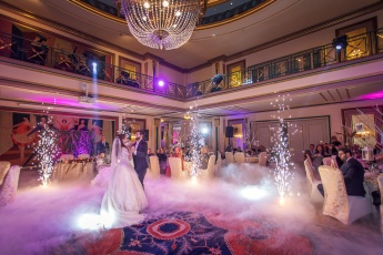First dance during a luxury wedding in Beirut, Lebanon