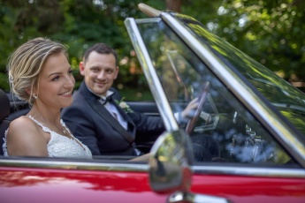 Oldmobile Hochzeitsfoto